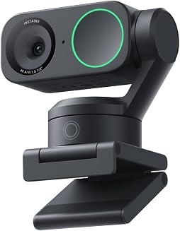 Insta360 Link 2 - 4K AI-Powered 2-Axis Gimbal Webcam (1/2" Sensor)