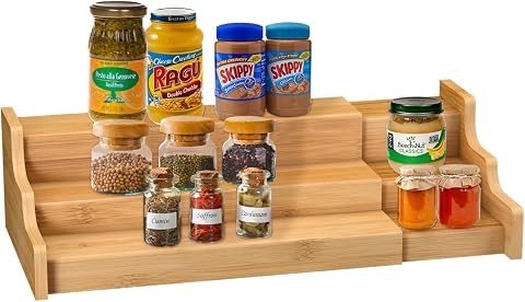 Expandable Tiered Spice Rack