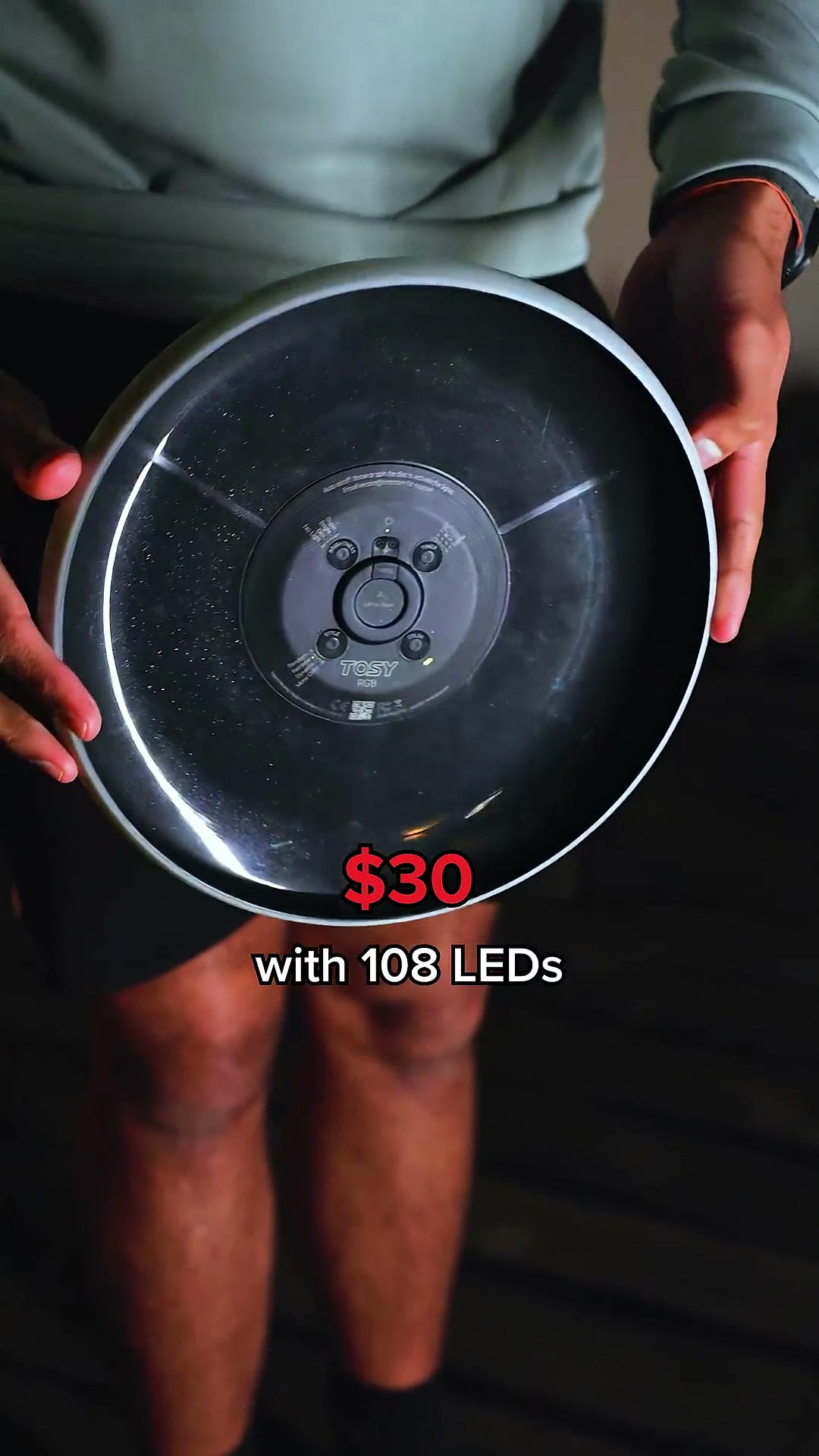 TOSY Smart 360 LED Flying Disc Ultimate Light-Up Frisbee